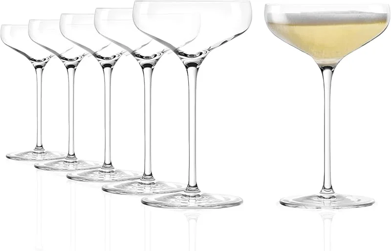 Besuche den Stölzle Lausitz-Store Stölzle Lausitz TWIST Champagnerschalen Coupegläser 220 ml, 6er-Set — Wein und Festtafel