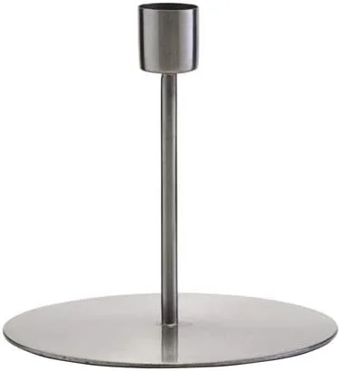 Besuche den House Doctor-Store House Doctor Kerzenhalter Kerzenständer Anit Eisen H: 12 cm silber — Kerzenlicht Abendessen