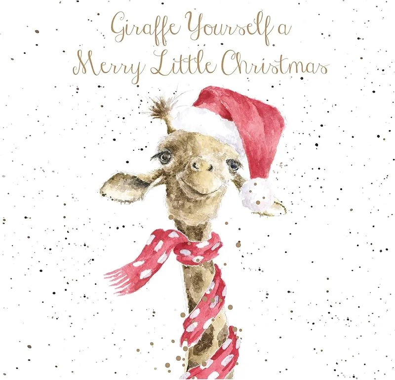 Marke: Wrendale Designs Wrendale Designs Hannah Dale Weihnachtskarten-Set mit Aufschrift "A Merry Little Christmas", 8 Stück — Geschenkverpackung