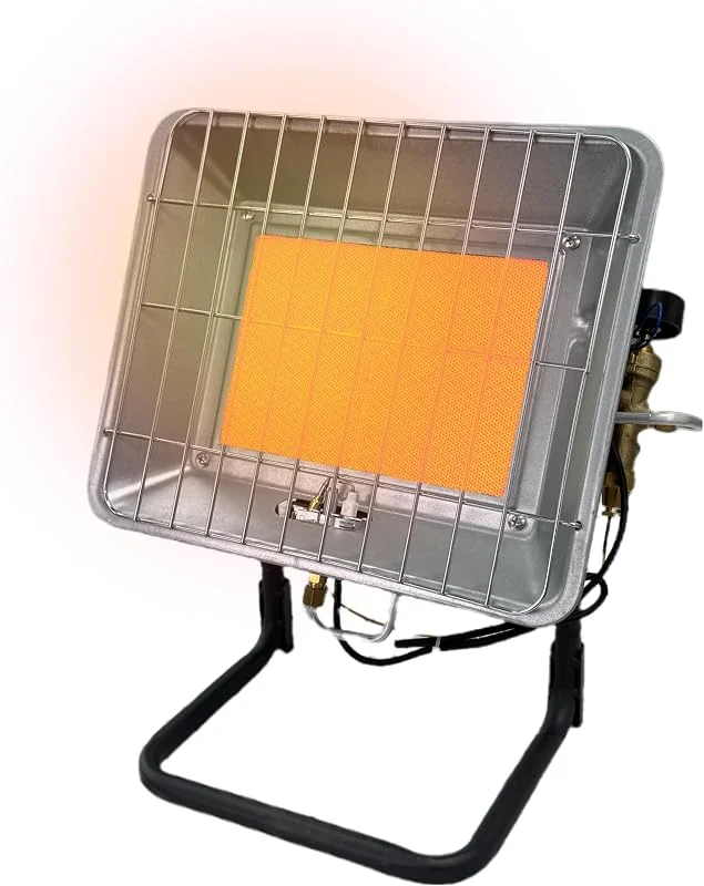 Besuche den Climative-Store Gasheizstrahler 4, 5 kW – freistehend mit Standfuß, Piezo-Zündung, ODS-Sicherung & Thermoelement, inkl. 1, 5 m Gasschlauch & Gasdruckregler, Heizstrahler Outdoor für Terrasse & Garten — Heizung Warmepumpe