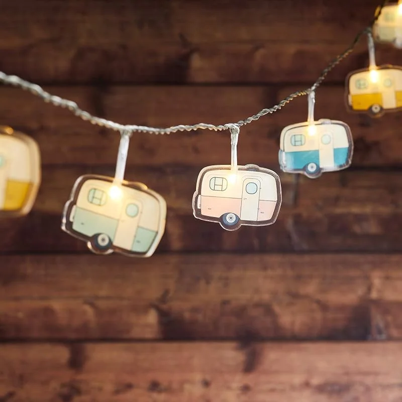 Besuche den Lights4fun-Store Lights4fun 12er LED Wohnmobil Camper Lichterkette warmweiß batteriebetrieben mit Timer Wohnwagen Dekoration Vorzelt Bulli Auto Innen Indoor 2, 15 m — Kerzenlicht Abendessen