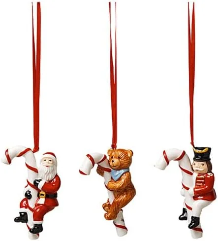Villeroy & Boch - Nostalgic Ornaments Zuckerstangen Set 3-teilig Bunt — Weihnachtsdeko