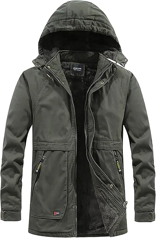 Besuche den ZRYAZQ-Store Winterjacke Herren Warm Zipper Hoodie Herren Beheizbare Jacke Fleecejacke Herren Modische Bomberjacke Herren Skijacke Herren Wintermantel Herren Arbeitsjacke Herren Freizeit Softshelljacke Herren — Heizkleidung