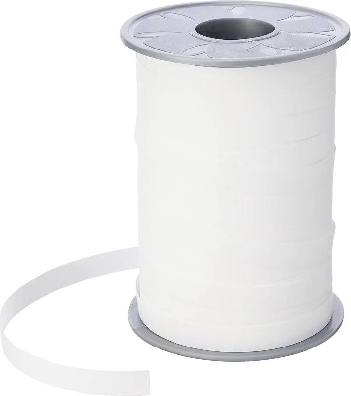 Besuche den PRÄSENT-Store C.E. Pattberg Geschenkband Matt weiss, 200 m Ringelband Paperlook zum Einpacken von Geschenken, 10 mm Breite, Zubehör zum Dekorieren & Basteln, Dekoband für Präsente, zu jedem Anlass — Geschenkverpackung