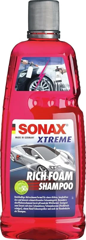 Besuche den SONAX-Store SONAX XTREME RichFoam Shampoo (1 Liter) Autoshampoo — Geschenkverpackung
