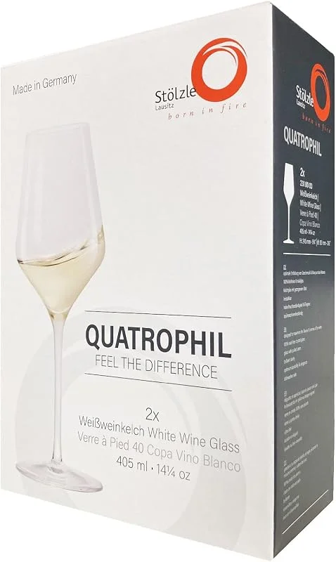 Besuche den Stölzle Lausitz-Store Stolzle Lausitz Quatrophil Weißweinglas, 2 Stück — Wein und Festtafel