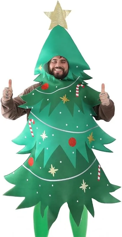 Marke: I LOVE FANCY DRESS Weihnachtsbaum Faschingskostüm - Unisex Weihnachtskostüm Erwachsene Weihnachtsbaum Kostüm, Festliches Kostüm - Lustiges Weihnachtskostüm - Einheitsgröße — Weihnachtsmode
