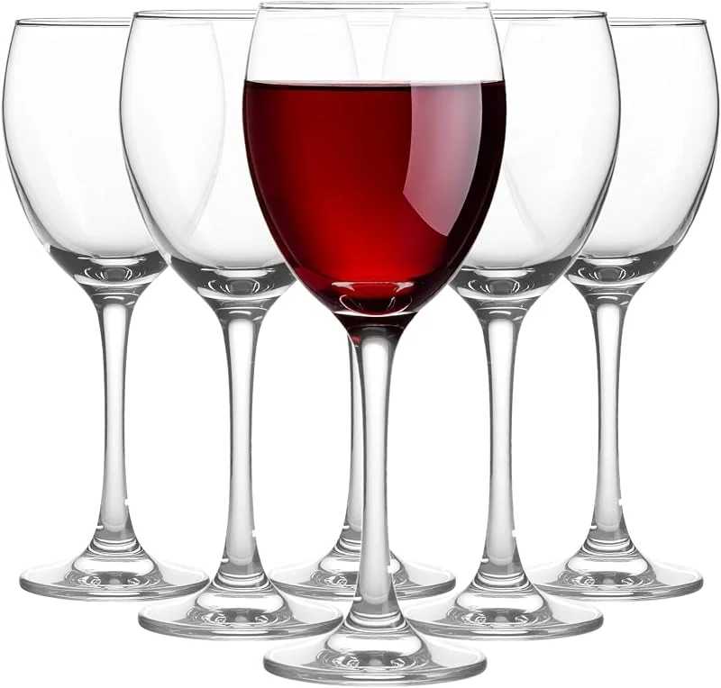 Besuche den Glasmark KROSNO 1992-Store Glasmark KROSNO 1992 Weingläser Set Gläser 6 Stück 300 ml Weißweingläser Rotweingläser Wein Glas Wassergläser Dessert Coctail Spülmaschinenfest — Wein und Festtafel