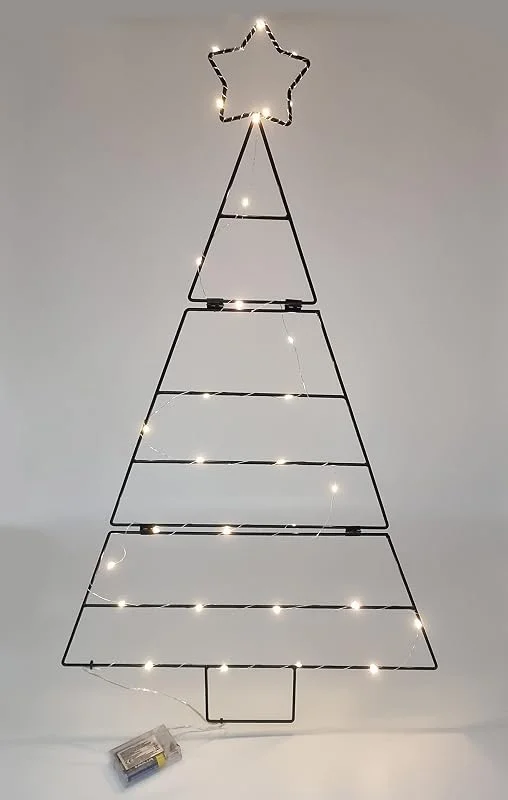 Besuche den Spetebo-Store Metall Weihnachtsbaum zum Aufhängen 83 cm — Weihnachtsdeko