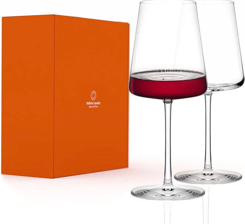 Besuche den Stölzle Lausitz-Store Stölzle Lausitz Power Rotweinkelch 2-Set aus hochwertigem Glas in der Farbe klar mit einem Volumen von 0, 52 L, 1590001 — Wein und Festtafel