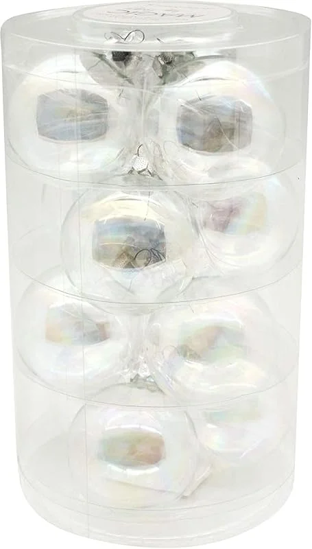 Besuche den Inge-glas-Store Weihnachtskugeln Irisierend, Ø 6 cm, 12 Stück, Glas, Schimmernde Kugeln — Weihnachtsdeko