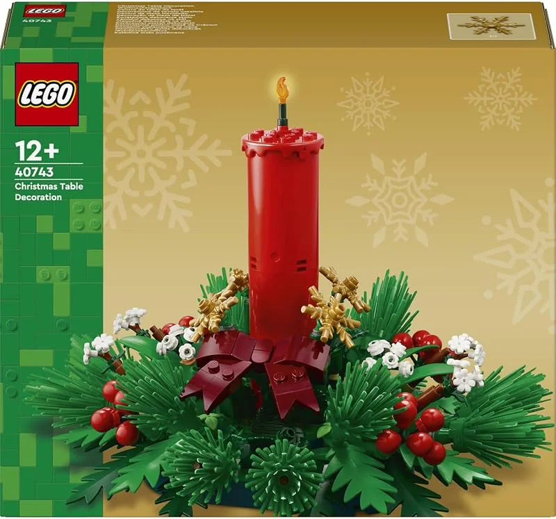 LEGO Weihnachtsgesteck 40743 — Advent und Tisch