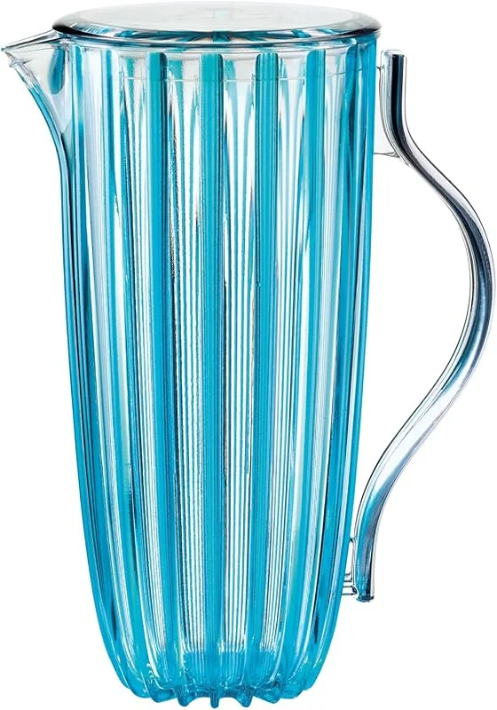 Besuche den Guzzini-Store GUZZINI - Karaffe Mit Deckel "Dolcevita", Bio-Based Plastic, Turquoise, 19, 5x13xh27 — Wein und Festtafel