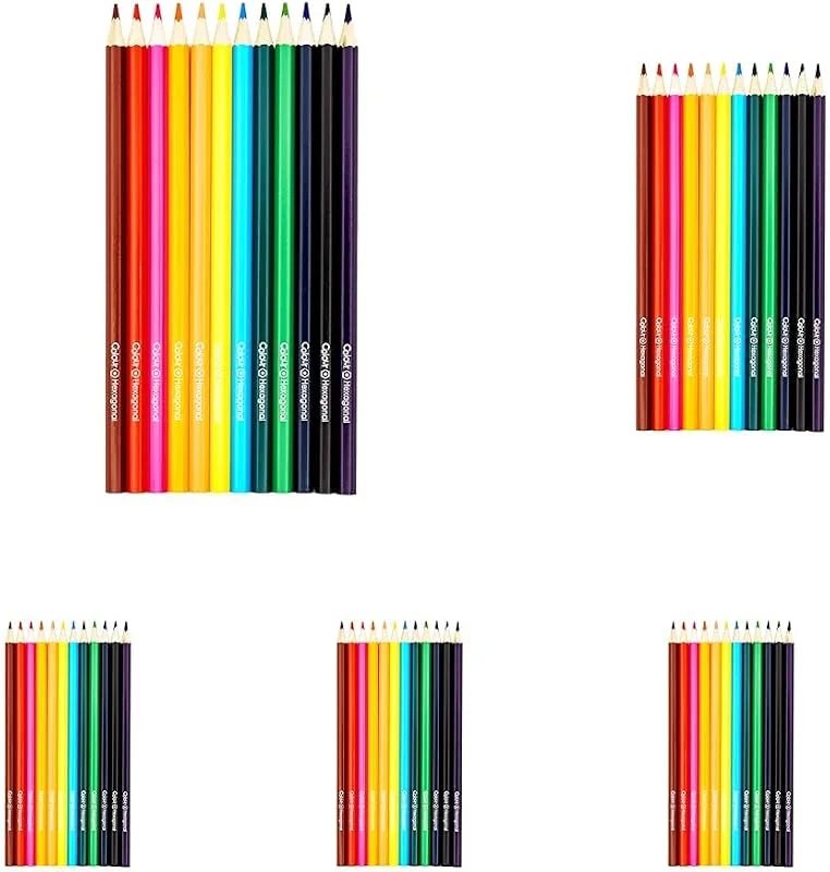 Besuche den TSI-Store TSI Buntstifte Hexagonal, 60er Packung, Art. Nr. 31514 — Geschenkverpackung