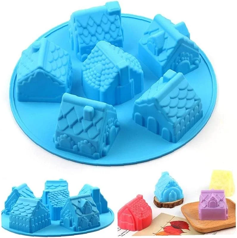Marke: TOSSPER 1pc Silikon-form, 6 Cavity 3d Geformt Bakeware Form Für Diy-gelee-praline-muffin — Weihnachtskueche