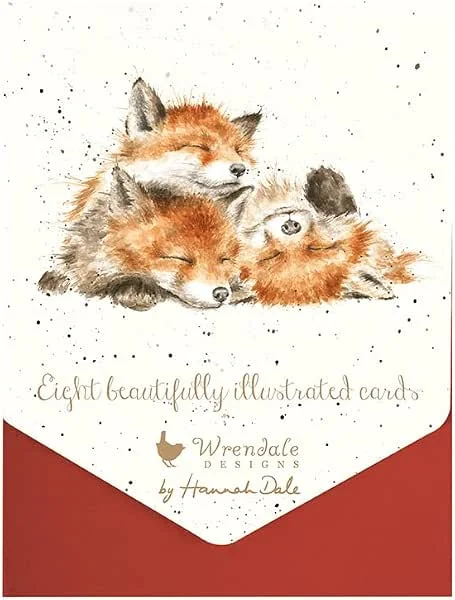 Marke: Wrendale Designs Wrendale Designs Hannah Dale Weihnachtskarten-Set "The Night Before Christmas", 8 Stück — Geschenkverpackung