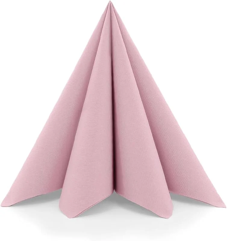 Besuche den Sovie HORECA-Store Sovie HORECA Airlaid Serviette in Altrosa 40 x 40cm, 1, 4 Falz, 50 Stück — Advent und Tisch