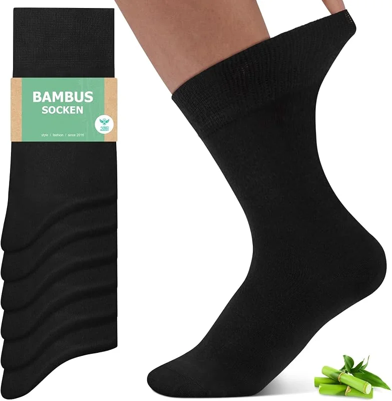 Besuche den FALARY-Store FALARY 6, 12 Paar Bambus Socken Herren & Damen - Superweich & Bequem — Weihnachtsmode