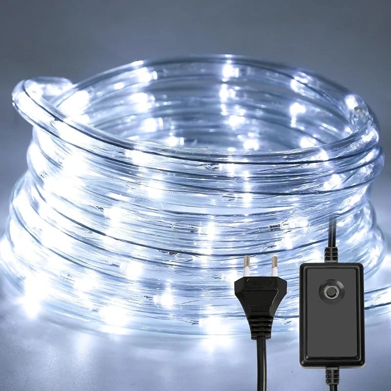 Besuche den Vkechh-Store LED Lichterschlauch Außen, 20m 480 Lichtschlauch außen, Kaltweiß — Weihnachtsbeleuchtung