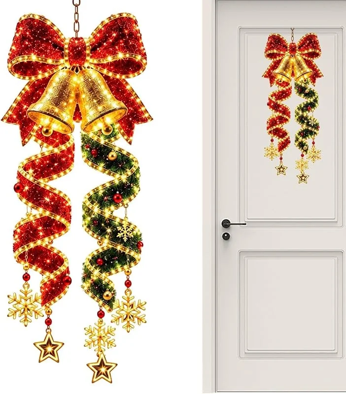 Marke: Generisch Generisch Warme Weihnachtslichter Hängende Spiralform-Leuchtdeko — Weihnachtsbeleuchtung