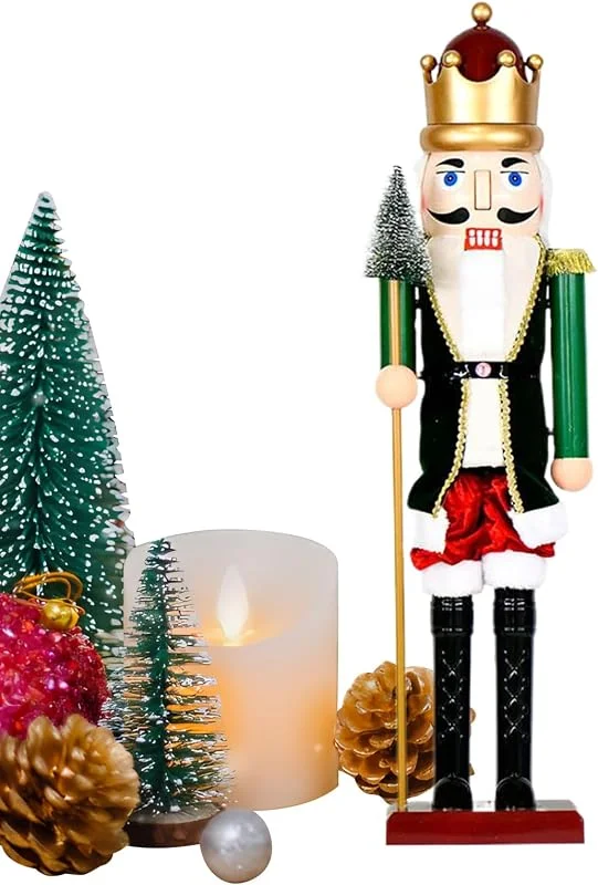 Marke: Generisch Nussknacker-Soldaten, beleuchtet, musikalisches Herzstück — Weihnachtsdeko