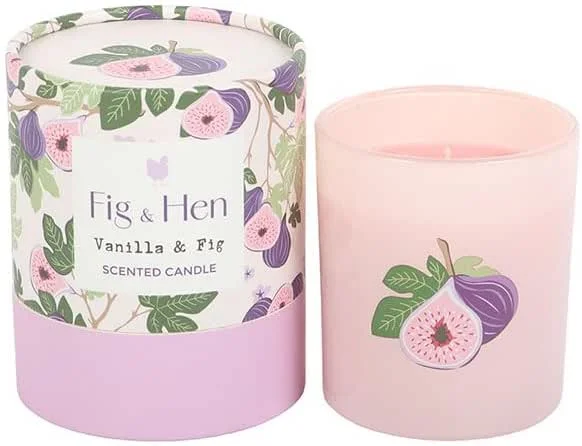 Marke: Something Different Wholesale Duftkerze Vanille und Feige, 28 Stunden Brenndauer, fruchtig-blumiges Paraffinwachs, Kerze im rosa Glas, entspannendes Geschenk für sie, Raumduft — Kerzenlicht Abendessen