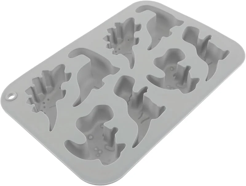 Marke: BESTOYARD Silikon Schokoladenform Dinosaurier 8-fach für Kuchen und Pralinen — Küche & Haushalt