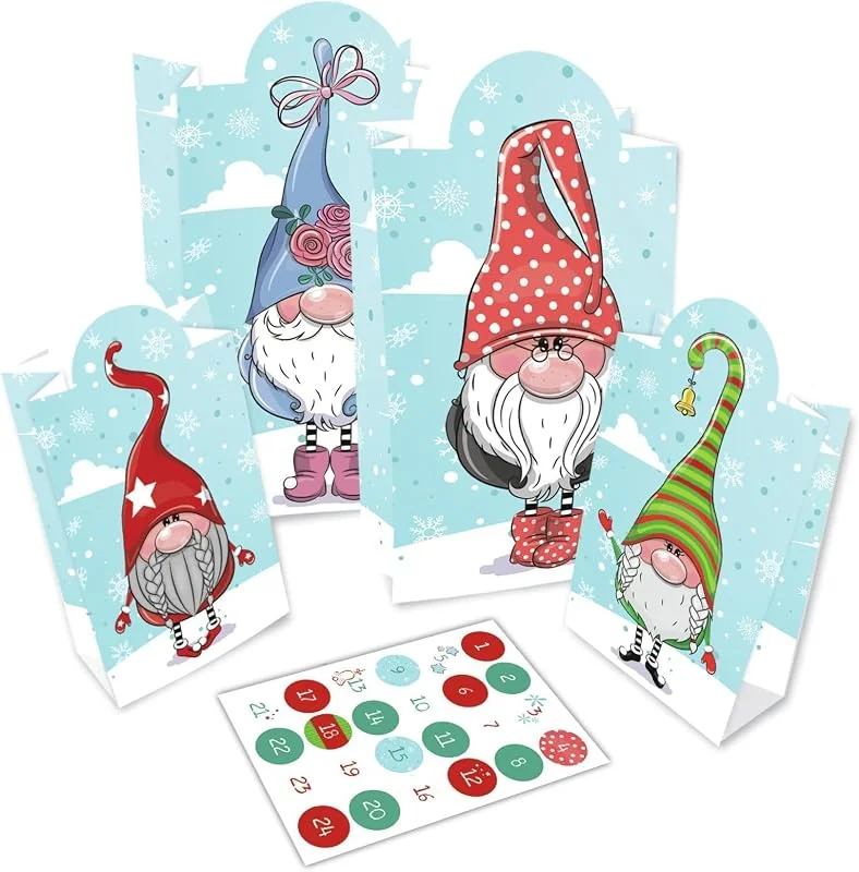 Besuche den Weltbild-Store Adventskalender-Tüten zum Selbstbefüllen "Wichtel" — Advent und Tisch