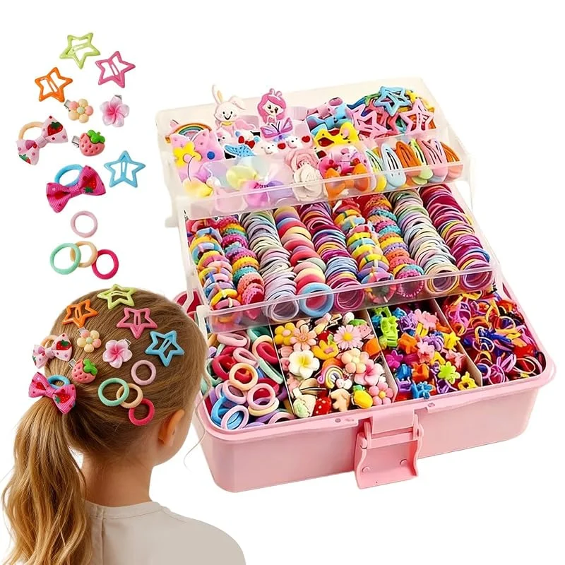 Marke: Générique Haarschmuck für kleine Mädchen, elastische Haarspangen — Haarpflege