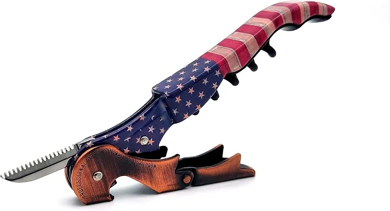 Marke: Pulltap's Pulltap's Echte Countries Collection Weinschlüssel-Korkenzieher mit Doppelhebel (Estados Unidos – USA) — Wein und Festtafel