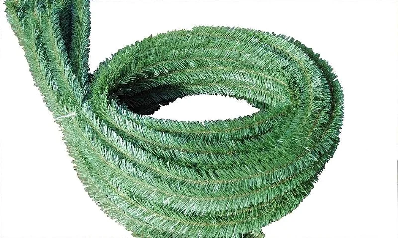 Besuche den FKL DESIGN Home Deco-Store FKL DESIGN Home Deco 45 m Weihnachtsgirlande, künstliche, Weihnachtsdeko, Künstliches Tannengrün, Weihnachten, Christmas Garland, Girlande Grün - Tannengirlande 10x4, 5m